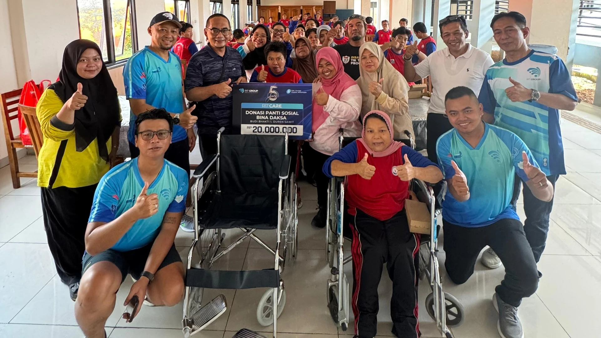 Rayakan 5 Tahun, R17 Group Perkuat Kepedulian Sosial di Panti Bina Daksa